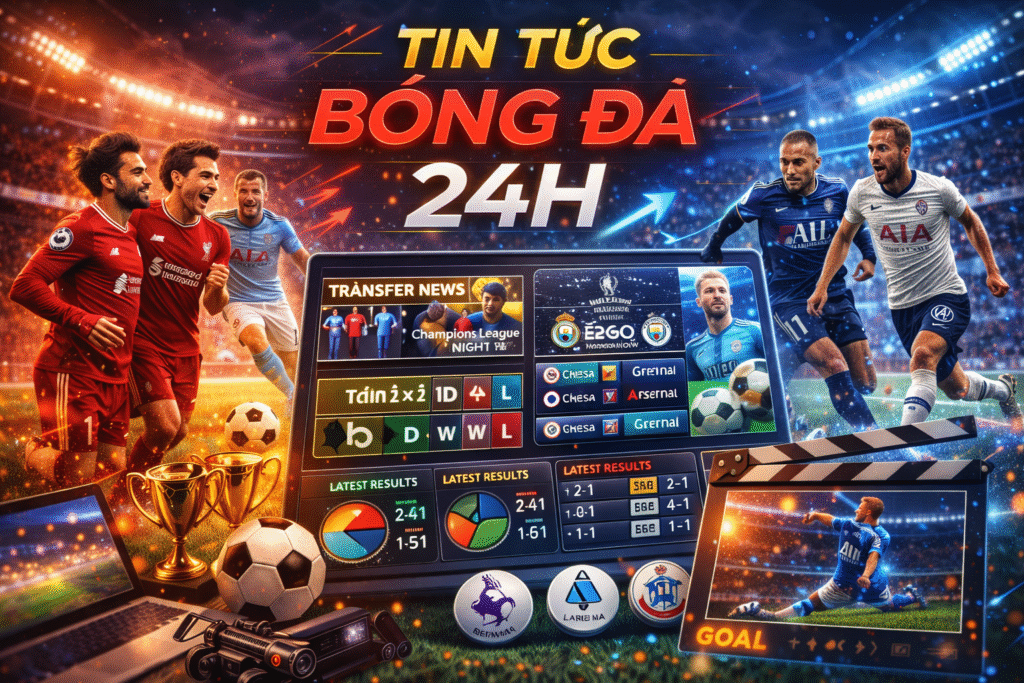 Tin tức bóng đá 24h nổi bật